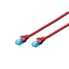Digitus CAT5e U-UTP Patch Cable 5m Red kábel és adapter
