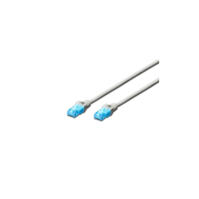 Digitus CAT5e U/UTP PVC 0,5m szürke patch kábel kábel és adapter