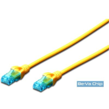Digitus CAT5e U/UTP PVC 5m sárga patch kábel kábel és adapter