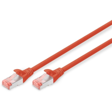 Digitus cat6 s-ftp lszh 5m piros patch kábel kábel és adapter