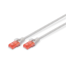 Digitus CAT6 U/UTP LSZH 0,25m szürke patch kábel kábel és adapter