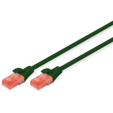Digitus CAT6 U/UTP LSZH 3m zöld patch kábel kábel és adapter