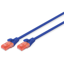 Digitus cat6 u/utp lszh 5m kék patch kábel kábel és adapter