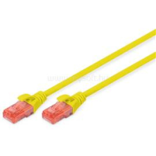 Digitus CAT6 U/UTP LSZH 5m sárga patch kábel (DK-1617-050/Y) kábel és adapter