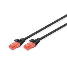 Digitus cat6 u-utp patch cable 0,5m black dk-1612-005/bl kábel és adapter