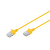 Digitus CAT6 U-UTP Patch Cable 0,5m Yellow DK-1618-005S-Y