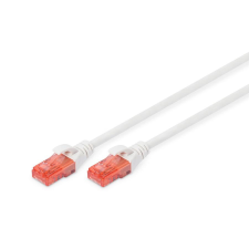 Digitus CAT6 U-UTP Patch Cable 1m White kábel és adapter