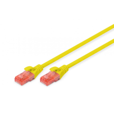 Digitus CAT6 U-UTP Patch Cable 2m Yellow kábel és adapter