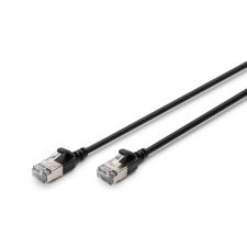 Digitus CAT6A F-FTP Patch Cable 1,5m Black kábel és adapter