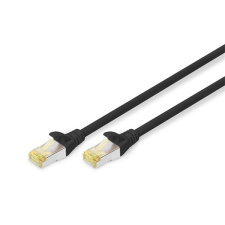Digitus CAT6A S-FTP LSZH 1m fekete patch kábel kábel és adapter