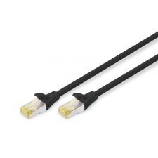 Digitus CAT6A S-FTP Patch Cable 0,5m Black kábel és adapter