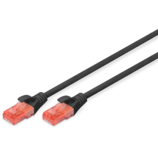 Digitus CAT 6 U/UTP Patchkabel - LSZH, 5m, schwarz (DK-1617-050/BL) kábel és adapter