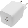 Digitus Charger 2xUSB-C 65W Digitus White (DA-10063) - Töltők