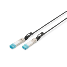 Digitus DAC SFP+ száloptikai kábel 3m - Fekete kábel és adapter