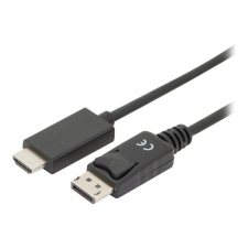 Digitus DisplayPort adapter cable - DP male/HDMI type-A male - 2 m (AK-340303-020-S) kábel és adapter