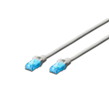 Digitus DK-1512-005 UTP patch kábel CAT5e 0.5m szürke (DK-1512-005) kábel és adapter
