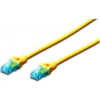 Digitus DK-1512-200/Y hálózati kábel Sárga Cat5e U/UTP (UTP) (DK-1512-200/Y)