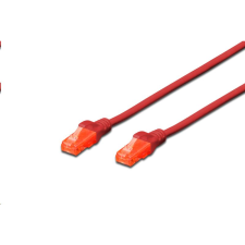 Digitus DK-1612-020/R U/UTP patch kábel CAT6 2m piros (DK-1612-020/R) - UTP kábel és adapter