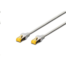 Digitus DK-1644-A-050 S-FTP patch kábel CAT6A 5m szürke kábel és adapter