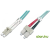 Digitus DK-2532-01/3 Fiber Optic Multimode patch kábel LC / SC OM3 1m türkiz