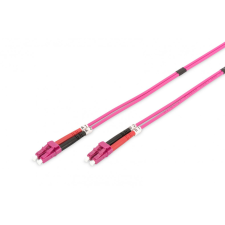 Digitus DK-2533-03-4 száloptikás kábel 3 M LC I-VH OM4 Violet kábel és adapter