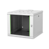 Digitus DN-19 09U-6/6 Falra szerelhető Rackszekrény Grey