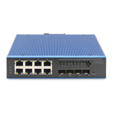 Digitus DN-651161 Ipari Gigabit PoE Switch hub és switch