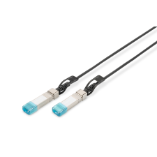 Digitus DN-81226 10Gbps SFP+ DAC kábel 10m - Fekete kábel és adapter