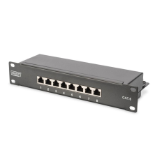 Digitus DN-91608S Class E patch panel 8 port 1U 10&quot; CAT 6 árnyékolt egyéb hálózati eszköz