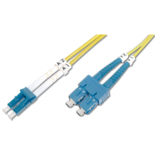Digitus Fiber Optic LC Fiber Optic SC Összeköto Sárga 3m DK-2932-03 kábel és adapter