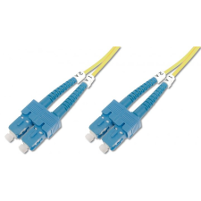 Digitus Fiber Optic SC Összeköto Kék 3m DK-2922-03 kábel és adapter