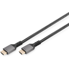 Digitus HDMI 2.1 Összekötő Fekete 3m DB-330200-030-S kábel és adapter