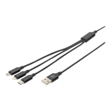 Digitus Lightning cable - 1 m (AK-300160-010-S) kábel és adapter