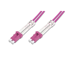 Digitus - optikai patch kábel LC/LC 2m OM4 - DK-2533-02-4 kábel és adapter