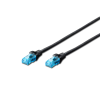 Digitus Patchkabel RJ45 U/UTP Cat5e   5.00m sch. Hebelschutz Polybeutel (DK-1512-050/BL)