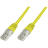Digitus RJ45 Hálózat csatlakozókábel CAT 5e U/UTP 1x RJ45 dugó - 1x RJ45 dugó 3 m Sárga UL minősített (DK-1511-030/Y)