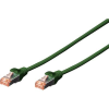 Digitus RJ45 Hálózat Csatlakozókábel CAT 6 S/FTP 2.00 m Zöld Halogénmentes, sodort érpár, Védővel, Lángálló Digitus (DK-1644-020/G)
