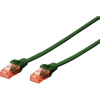 Digitus RJ45 Hálózat Csatlakozókábel CAT 6 U/UTP 2.00 m Zöld Lángálló, Halogénmentes, Kerek, sodort érpár, Árnyékolatlan Digitus (DK-1617-020/G)