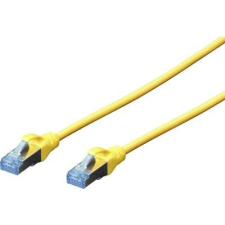 Digitus RJ45-ös patch kábel, hálózati LAN kábel CAT 5e SF/UTP (1x RJ45 dugó - 1x RJ45 dugó) 3 m Sárga Intellinet 972137 kábel és adapter