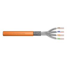 Digitus S/FTP CAT7 hálózati kábel 500m - Narancssárga kábel és adapter