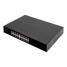 Digitus - switch - 16 ports - unmanaged - rack-mountable (DN-80112-1) asztali számítógép kellék