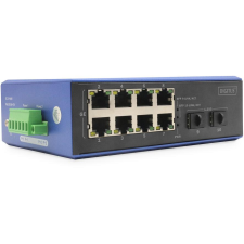 Digitus Switch 8 + 2 -Port Gigabit  Ethernet PoE 20 km (DN-651151) hub és switch