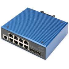 Digitus Switch 8+2-Port L2 managed Gigabit Ethernet PoE (DN-651157) hub és switch