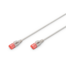 Digitus U/UTP CAT6 Patch kábel 2m - Szürke kábel és adapter