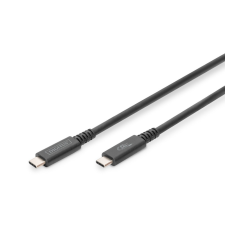  Digitus USB 4.0 Type-C connection cable 1m Black kábel és adapter