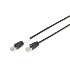 Digitus UTP CAT6 Kültéri Patch kábel 10m Fekete kábel és adapter