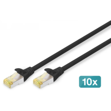 Digitus UTP Összekötő Fekete 2m DK-1644-A-020-BL-10 kábel és adapter