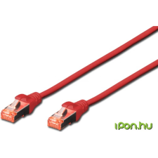 Digitus UTP Összekötő Piros 3m DK-1644-030-R-10 kábel és adapter