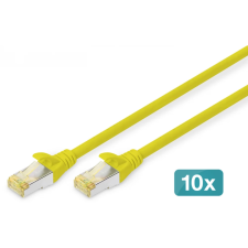 Digitus UTP Összekötő Sárga 1m DK-1644-A-010-Y-10 kábel és adapter