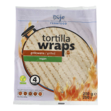  DIJO VEGÁN TORTILLA GRILLEZETT 250G 60N pékárú